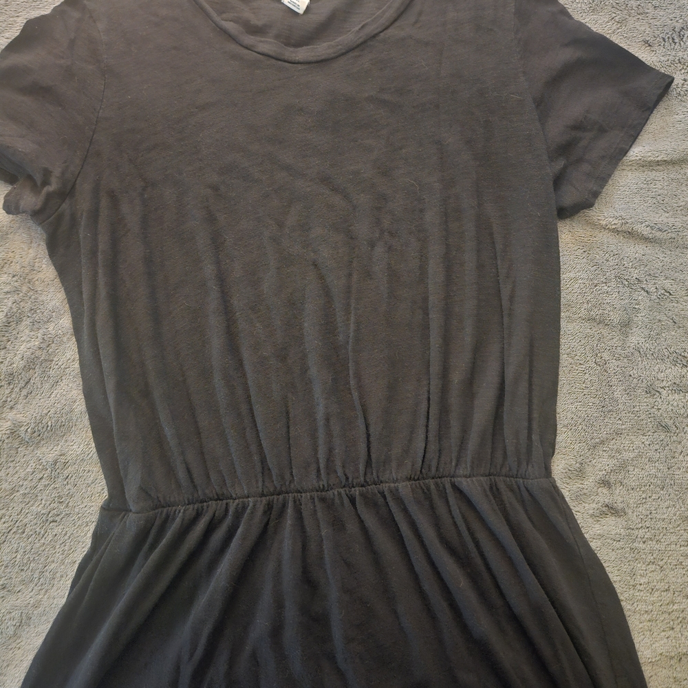 Old Navy Black Midi Dress